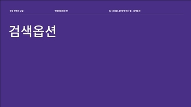 검색옵션